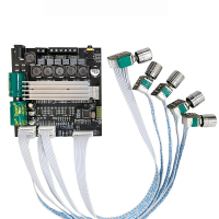 ZK TB22P 2.1 Kanaals Bluetooth 5.1 Audio Eindversterker Board TWS Paring Interconnect 50W + 50W + 100W Potentiometer Ext
