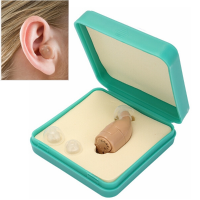 X 818 Mini In Ear Hearing Aid Adjustable Sound Volume Amplifier Voice Enhancement