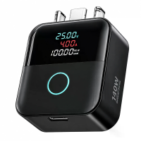 X02 Slimme Volledige Oplaadings auto loskoppeling Adapter 140W Type C Snelladen Digitale Weergave Overlaadbescherming Au