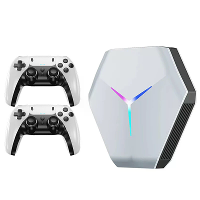 X10 128G Mech TV spelconsole S905X4 Chip Quad Core Processor 4K HD Output Ingebouwde 10300 Spellen Dual Oplaadbare Draad