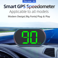 X2 Auto HUD Head up Display Auto Beidou GPS Multi functionele Snelheidsmeter Draagbaar Display Head up Instrument