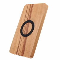 X6 C Wood Qi Wireless Anti Skid Charger Pad For Iphone Samsung Galaxy Nexus 4 5