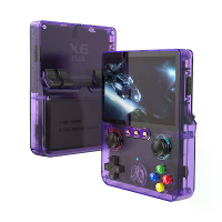 X6 Handheld Game Console 4.0 Inch HD scherm 480x854 Resolutie Quad Core RK3128 Dual 3D Joysticks 3000mAh Batterij 20+ Em