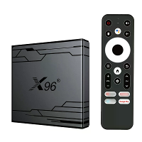 X96 NEX 4+32G Android TV Box Amlogic S905Y5 Android 14 WiFi 6 4K Ultra HD AV1 decoding streaming mediaplayer slimme thui