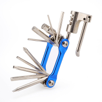 XANES 11 in 1 Draagbare Multifunctionele Fietsonderhoud Toolkit voor Buitenfietsreparatie