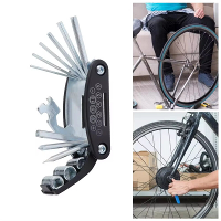 XANES 16 in 1 Draagbare Multifunctionele Fiets Schroevendraaier Repareer Tool Kit voor Buiten Fietsen Reparatiewerkzeug