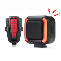 XANES 2 in 1 Draadloze Fiets Inbraakalarm Achterlicht 120dB Hard Geluid, USB Oplaadbaar, Waterdicht Afstandsbediening Ac