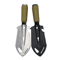 XANES® 7 in 1 Tactical Shovel EDC Multifunctionele Survival Spade Peeler Zaag Flesopener Schroevendraaier Zeshoekige Moe