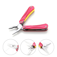 XANES® 9 in 1 multifunctionele vouwtang EDC flesopener Scherpe zak multitooltang Zaagbladmes Schroevendraaier Buiten rei