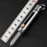 XANES® 98 mm 6061 luchtvaart aluminium mini zakmes tactisch draagbaar overlevingsgereedschap met sleutelhanger