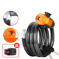 XANES Anti diefstal Fietsslot 1.2M Lengte Staal Legering Sterke Bescherming Waterdicht Draagbaar Fietsenslot voor MTB Fi