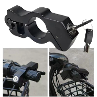 XANES Antidiefstal Aluminiumlegering Stuurvergrendeling voor Fiets Motor E Bike Universele Draagbare Fiets Beveiligingsl
