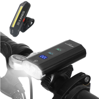 Astrolux® BL03 XPG LED 1200LM Fiets koplamp + Fiets achterlicht 6000mAh Hoge Capaciteit Power Bank Dubbele Afstandsbunde