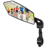 XANES DH005 Fiets Linker Achteruitkijkspiegel Brede Bereik Hoge Definitie Achteruitkijkspiegel Fietsen Verstelbare Fiets