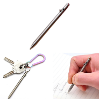 XANES® EDC Titanium Pen Mini Tactische Sleutelhanger Metalen Balpen Handtekening Bolt Pen Outdoor Camping Multitools