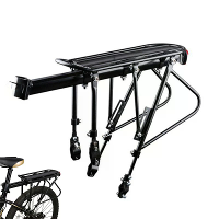 XANES Fiets Achter Bagagedrager Aluminium Legering Snellaad Bike Achterzitje Bagage Draagbaar met Waarschuwingslicht voo