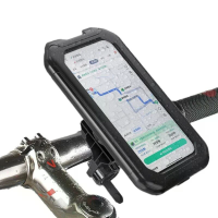 XANES fiets telefoonhouder 7 inch ondersteuning TPU touchscreen waterdicht universeel fiets 360° verstelbare telefoonhou
