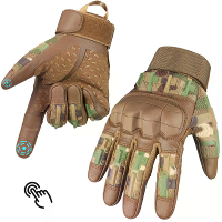 XANES Heren Hard Shell Beschermende Touchscreen Tactische Handschoenen Anti slip Palm Nylon Mengsel Ademend Wandelen Tre