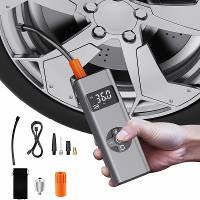 XANES MS002 150PSI Slimme Fietsbandenpomp 60W Vermogensmotor 16L/min Doorstroming 5400mAh Batterij Krachtbank Real time