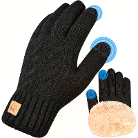 XANES Touch Screen Dubbel laags Dikke Velours Thermische Winterhandschoenen voor Mannen Vrouwen Koudbestendige Warme Geb
