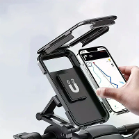 XANES Universele Waterdichte Fiets Telefoonhouder Navigatie GPS Steun 360° Verstelbaar Touchscreen Schokbestendige Fiets