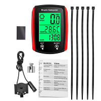 XANES Waterdichte Fietstelcomputer LCD display Bedrade Snelheidsmeter Tellers Fiets Digitale Monitor