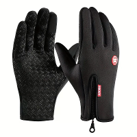 XANES Winddichte Warme Handschoenen voor Winter Anti Slip Siliconen Touchscreen Volledige Vinger Koudbestendige Fiets Fi