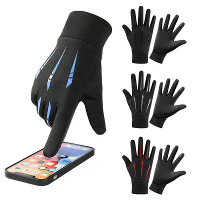 XANES Winter Waterdichte Fietshandschoenen Buitensport Hardlopen Motorfiets Ski Touchscreen Fleece Handschoenen Antislip