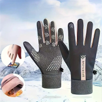 XANES Winterhandschoenen voor Dames Fleece Voering Winddicht Warme Touchscreen Vriendelijke Antislip Fietshandschoenen v