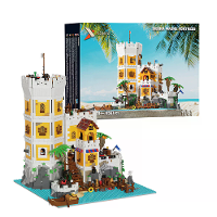 Xbert Brix 66095 Sierra Madre Fortress MOC Bouwblokset 4567PCS Baksteenmontagekit voor Kindergeschenken Creatieve Bureau