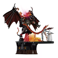 Xbert Brix 66206 Vlammen Demon Monster MOC Bouwblok Assemblageset 1581PCS Spel Scène Bat Demon Figuren Model Steenenset