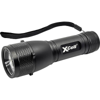 XCell 146362 LED Zaklamp Met handlus, Met holster, Met stroboscoopfunctie werkt op batterijen 500 lm 7 h 179 g