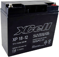 XCell XP1712 Loodaccu 12 V 18 Ah Loodvlies (AGM) (b x h x d) 181 x 167 x 77 mm M5 schroefaansluiting Onderhoudsvrij, VDS certificering