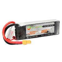 XF Power 11.1V 2200mAh 60C 3S Lipo Batterij XT60 Stekker