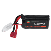 XF POWER 7.4V 1200mAh 25C 2S LiPo batterij JST stekker T Deans stekker voor RC auto
