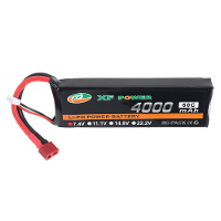 XF POWER 7.4V 4000mAh 60C 2S LiPo Batterij T Deans Plug voor RC Drone