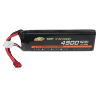 XF POWER 7.4V 4500mAh 75C 2S LiPo batterij T Deans stekker voor RC auto