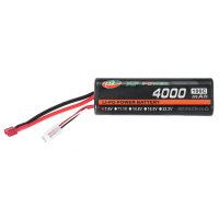 XF Power 7.4V 6000mAh 100C 2S LiPo batterij T Deans stekker voor RC auto