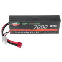 XF POWER 7.4V 7000mAh 100C 2S LiPo batterij T Deans Plug voor RC auto