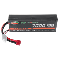 XF POWER 7.4V 7000mAh 100C 2S LiPo batterij T Deans stekker voor RC auto