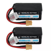 MARSLIPO 14.8V 1500mAh 120C 4S Lipo batterij XT60 plug voor RC drones
