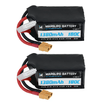 MARSLIPO 22.2V 1380mAh 180C 6S Lipo batterij XT60 plug voor iFlight Nazgul XL5/DC5 SpeedyBee Master 5 V2 FPV racingdrone