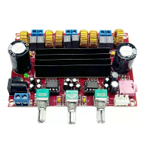 XH M139 Digitale Versterkerbord TPA3116D2 2.1 Kanaal Versterker Module DC 12 24V 3 Geluidskanalen Energiezuinig Pure HiF