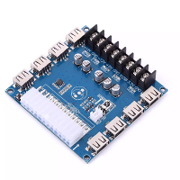 XH M229 ATX voeding USB oplaad desktopchassisadapterkaart uitgangsterminals compatibel met 20Pin/24Pin