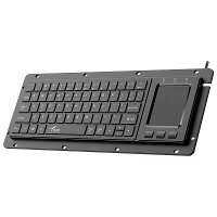 Xiao Dai Shu DS 9898 Trackball Touch Industieel Toetsenbord 64 Toets USB Geïntegreerde Touchpad Gebarenbediening Toetsen