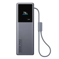 Xiaomi 165W 70.56Wh 20000mAh Digitale display Krachtbank met Type C kabel Externe batterijvoedingsbron met 2 invoeren &