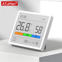 Xiaomi DUKA Atuman TH1 Temperatuur Luchtvochtigheidsmeter LCD Digitale Thermometer Hygrometer Sensor Meter Weerstation K