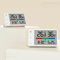 Xiaomi MiaoMiaoCe Thermometer Hygrometer Weerstation Luchtvochtigheidsmeter Multifunctionele Klok voor Thuis Temperatuur
