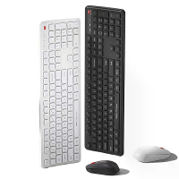 Xiaomi MIIIW 104 toetsen Draadloze Toetsenbord en Muis Kit 1600/1200/800DPI Stille Muizen en Mechanisch voelend Toetsenb