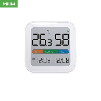Miiiw Doven Temperatuur Vochtigheid Thermometer Elektronische Sensor Klok Thuis Binnen Hoge precisie Babykamer C/F Tempe